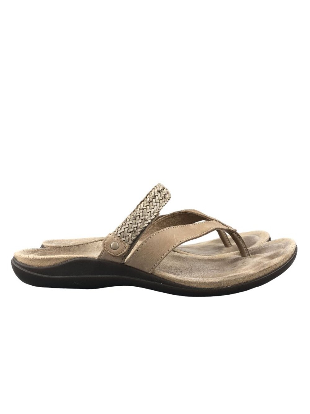 Abeo Womens Size 7N Maddie Oasis Benefit Brown Leather Open Toe Sandals BW0267
